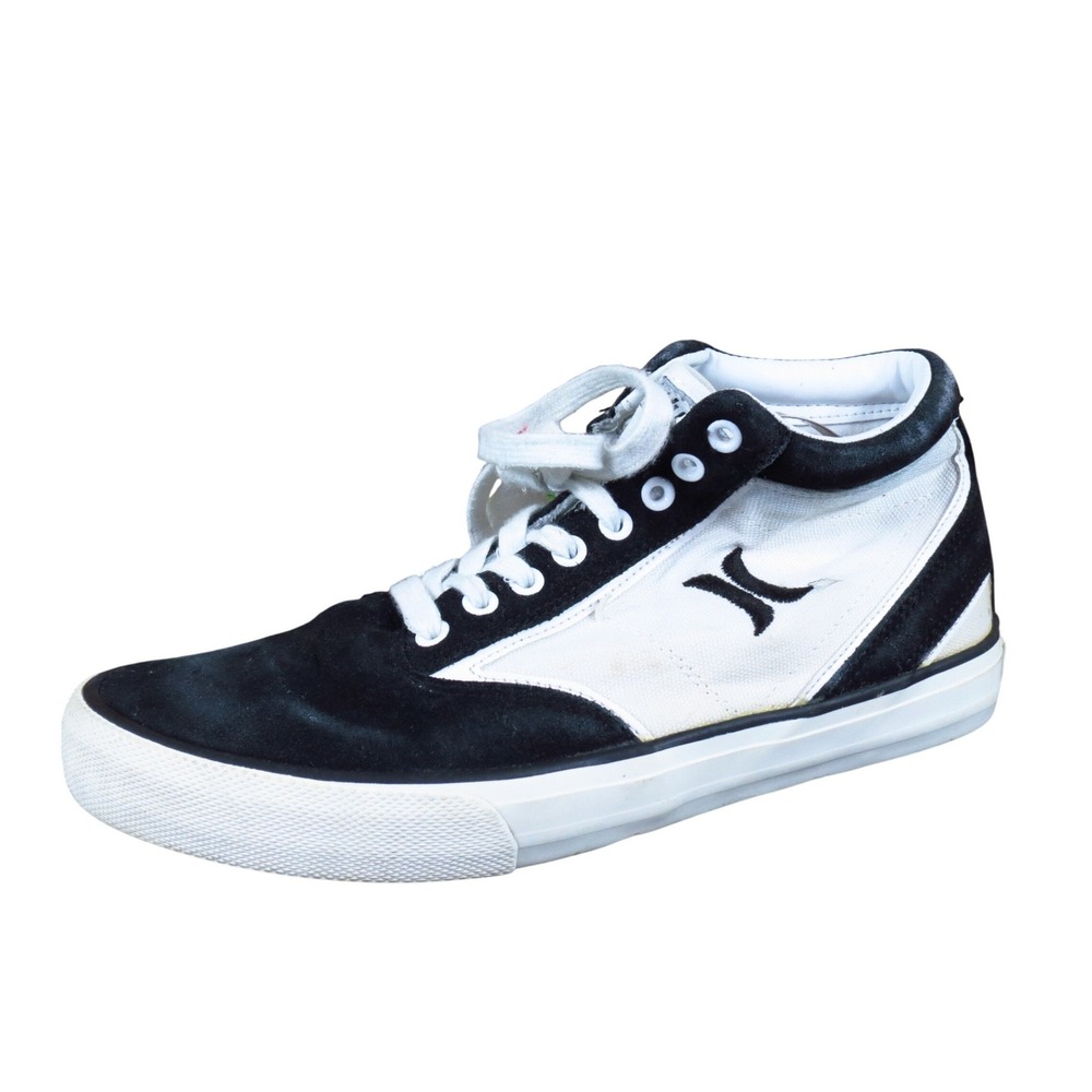 Hurley‎ Kayo Chukka Womens Mid Top Sneakers Size 8.5 Skateboarding Black White